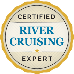 Certified River Cruising Expert badge, earned by Grant Haynes